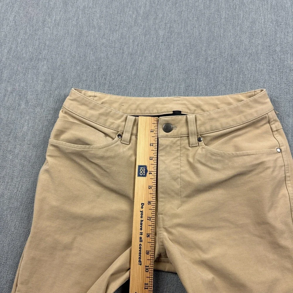 Lululemon Pants Mens 28 Brown ABC Classic Fit‎ Utilitech Chino Stretch 5 Pocket